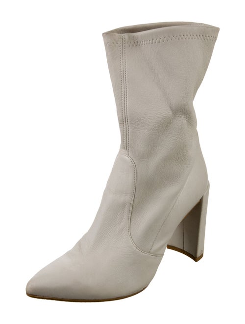 Stuart Weitzman Leather Sock Boots