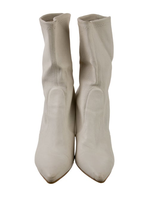 Stuart Weitzman Leather Sock Boots