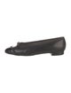 Stuart Weitzman Leather Bow Accents Flats