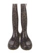 Stuart Weitzman Rubber Animal Print Rain Boots
