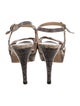 Stuart Weitzman Snakeskin Animal Print Sandals