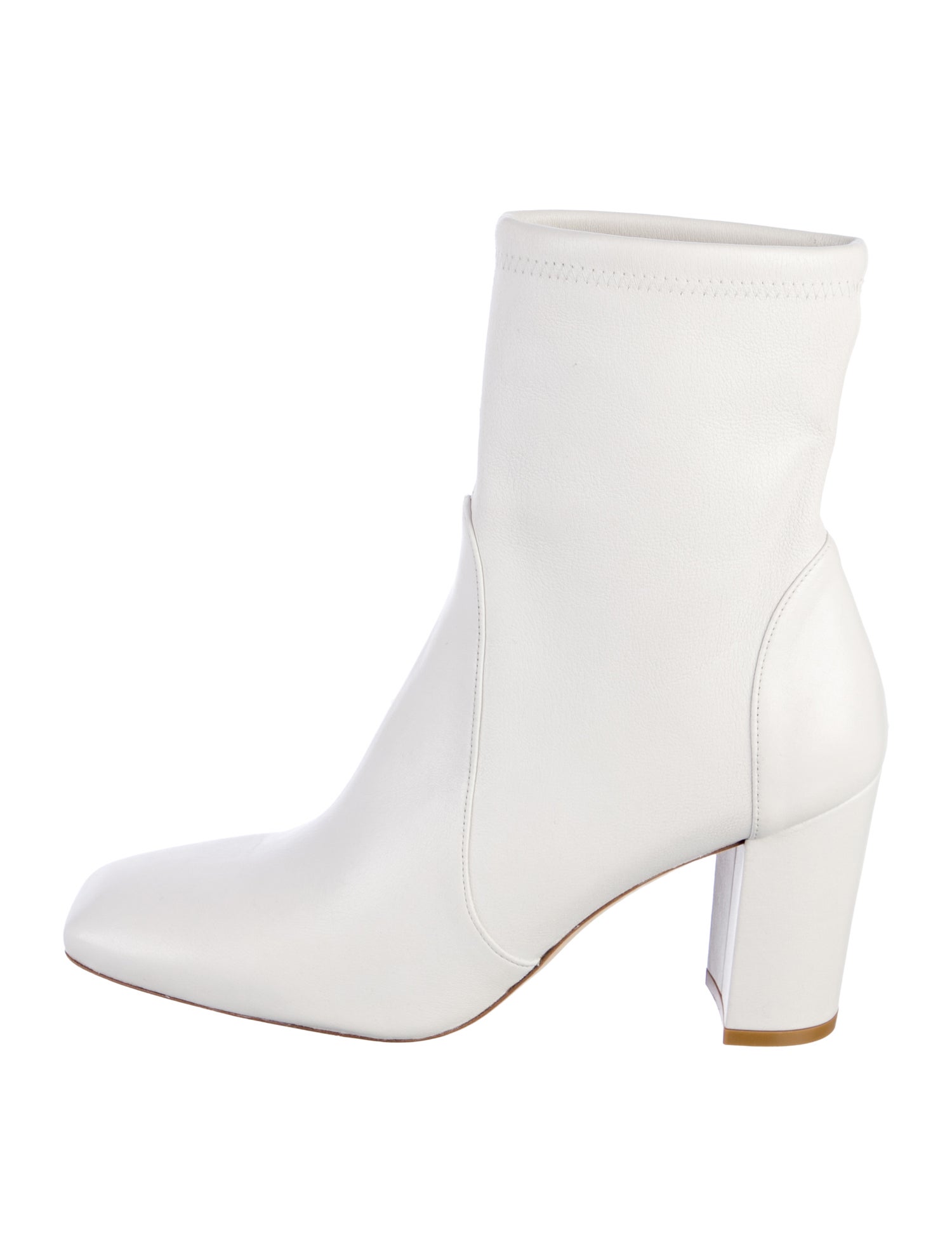 Stuart Weitzman Leather Sock Boots