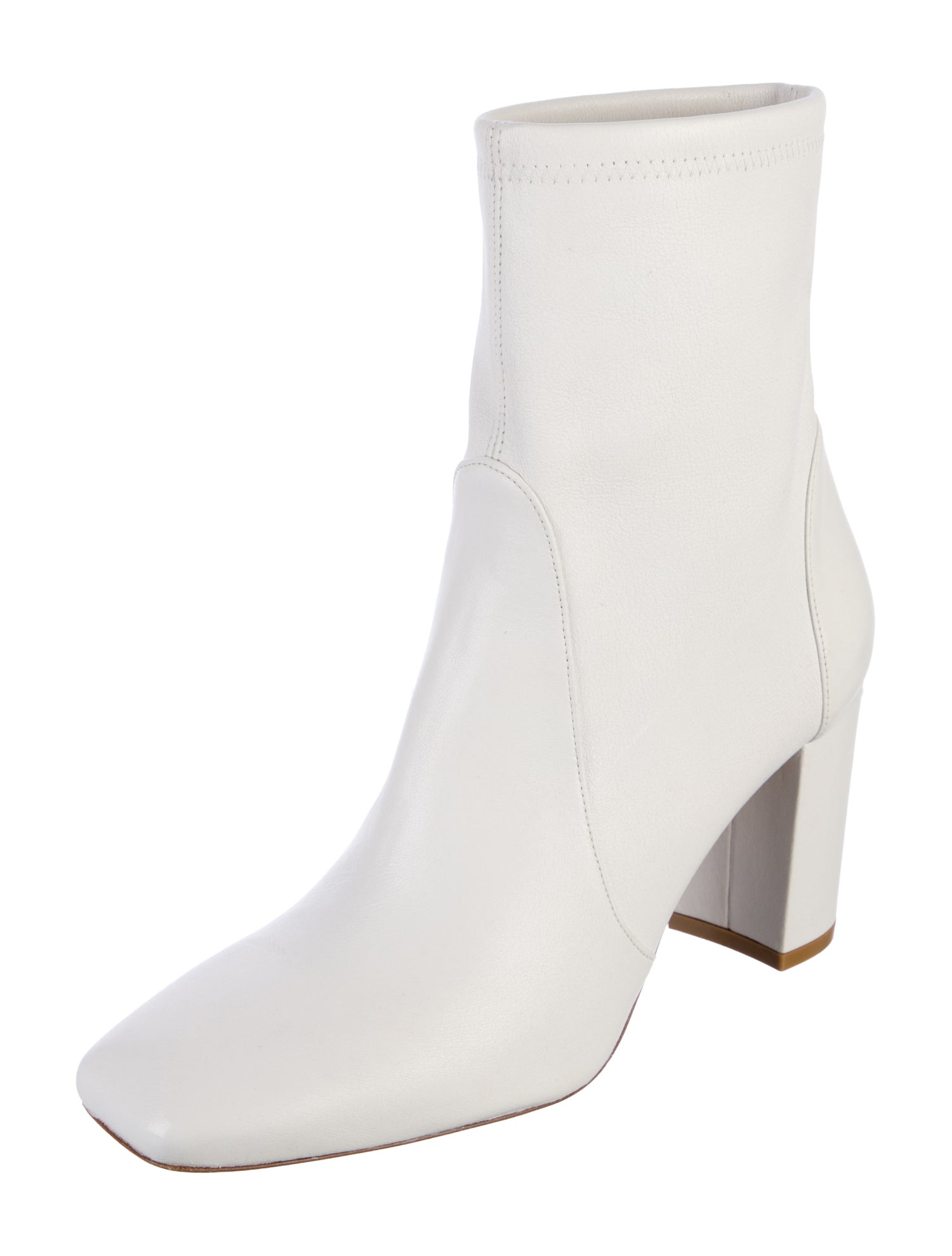 Stuart Weitzman Leather Sock Boots