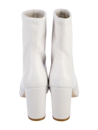 Stuart Weitzman Leather Sock Boots