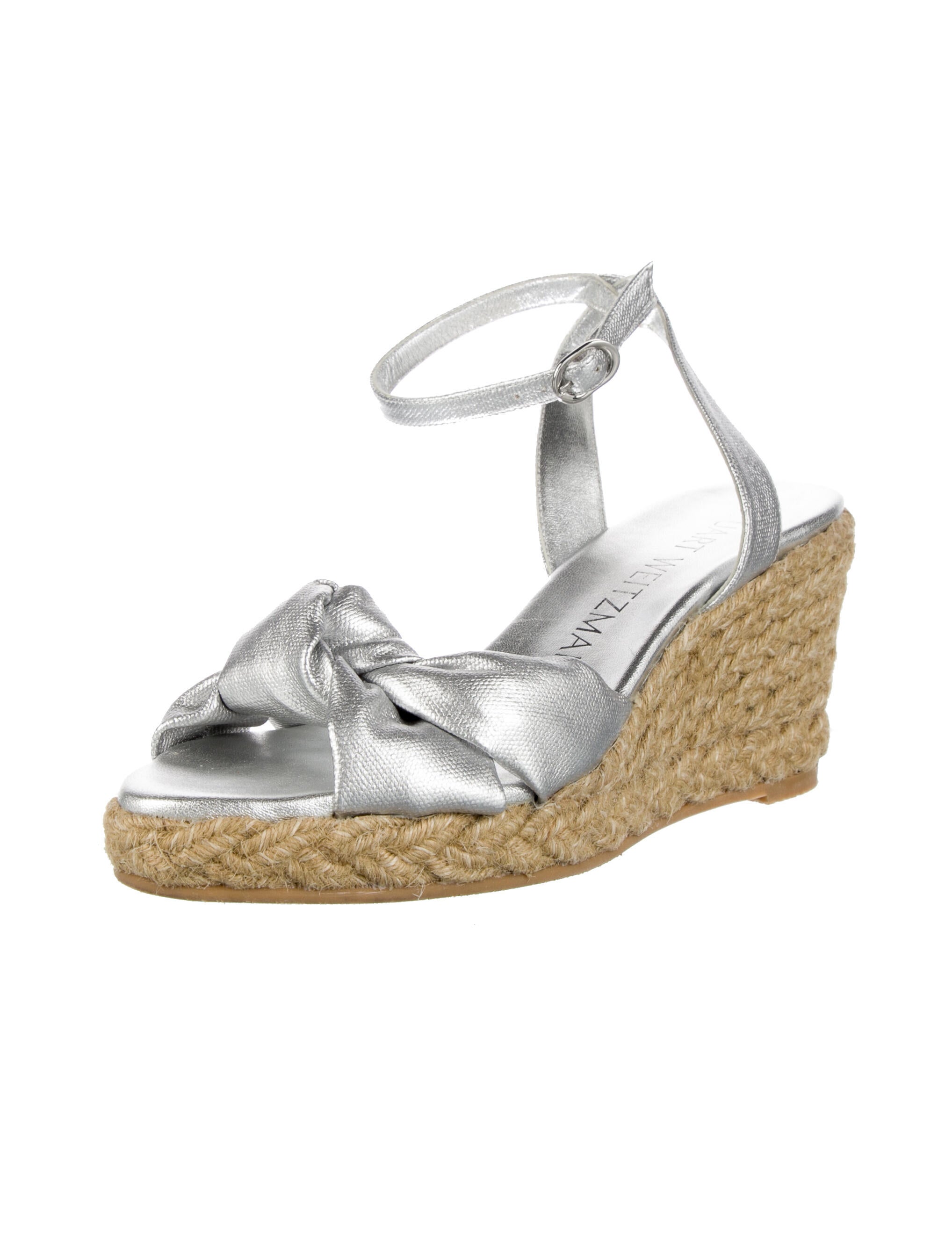 Stuart Weitzman Leather Espadrilles