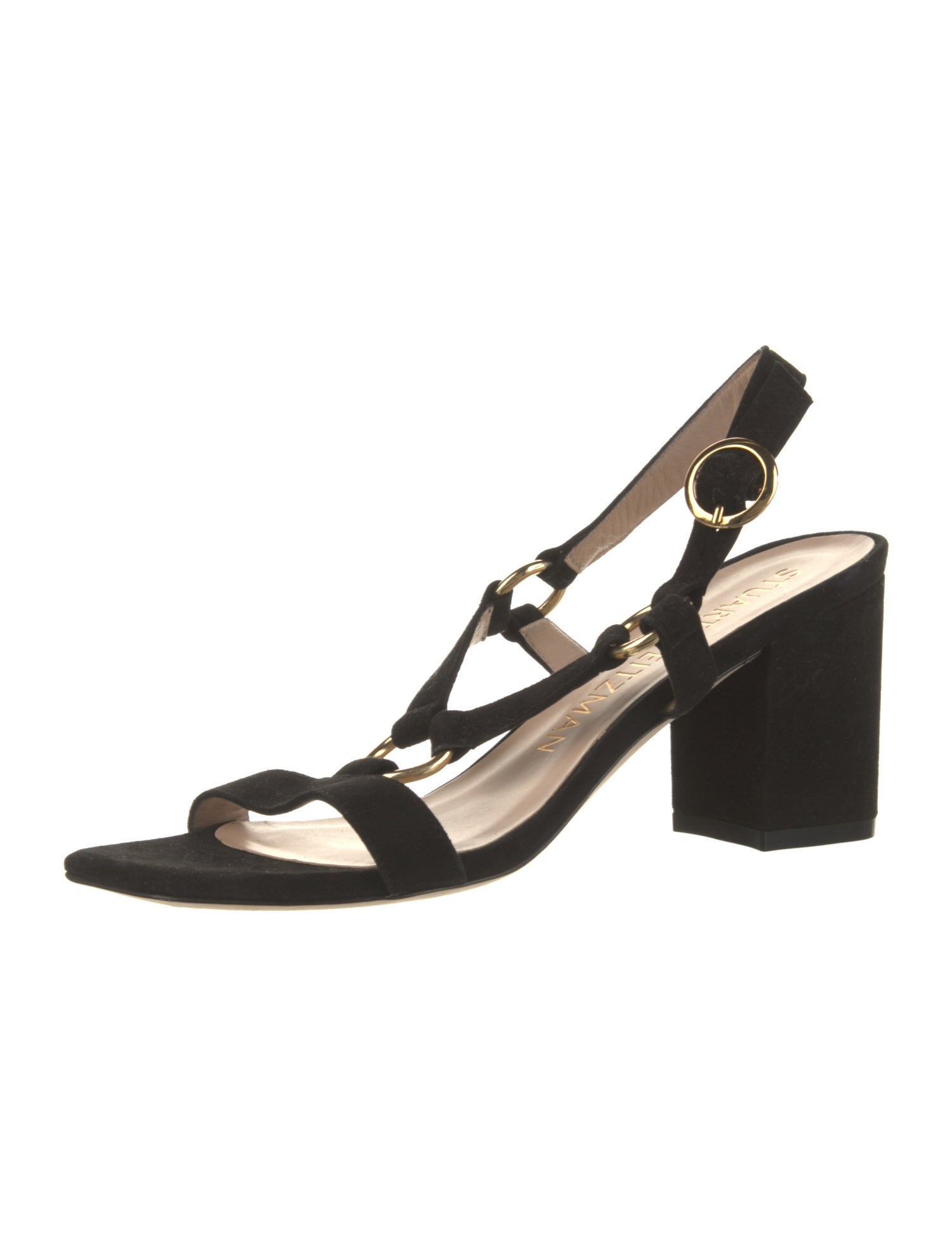 Stuart Weitzman Suede Slingback Sandals