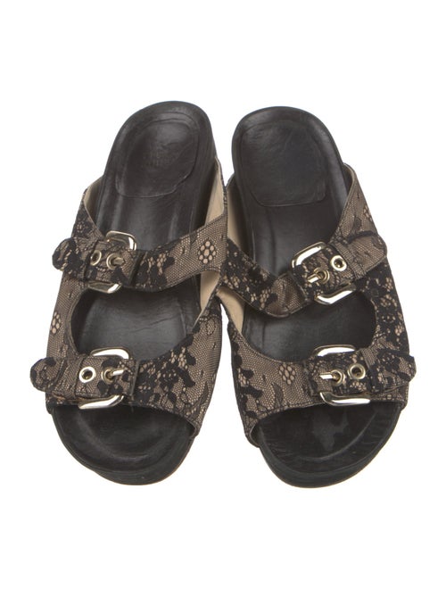 Stuart Weitzman Lace Slides