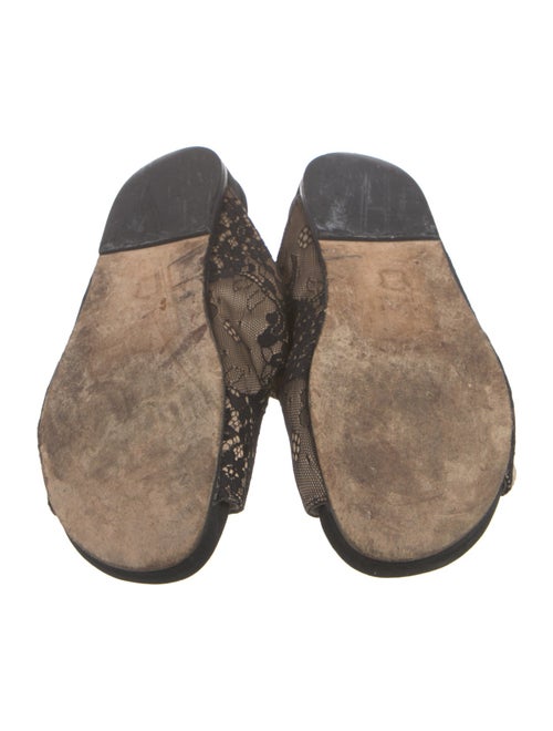 Stuart Weitzman Lace Slides