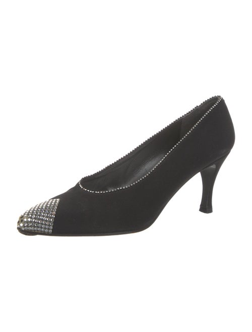 Stuart Weitzman Crystal Embellishments Pumps