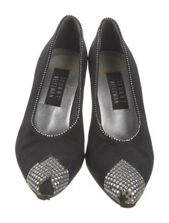 Stuart Weitzman Crystal Embellishments Pumps
