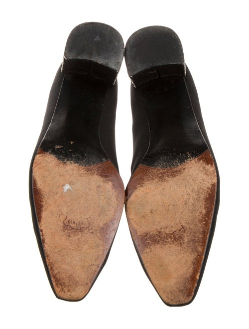 Stuart Weitzman Leather Crystal Embellishments Pumps