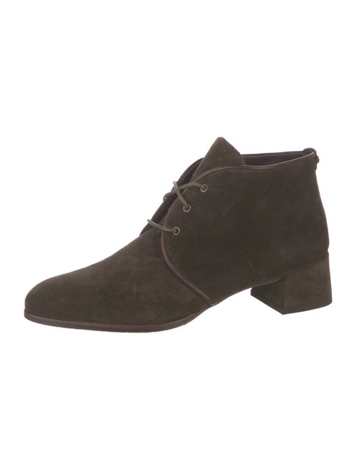 Stuart Weitzman Suede Lace-Up Boots