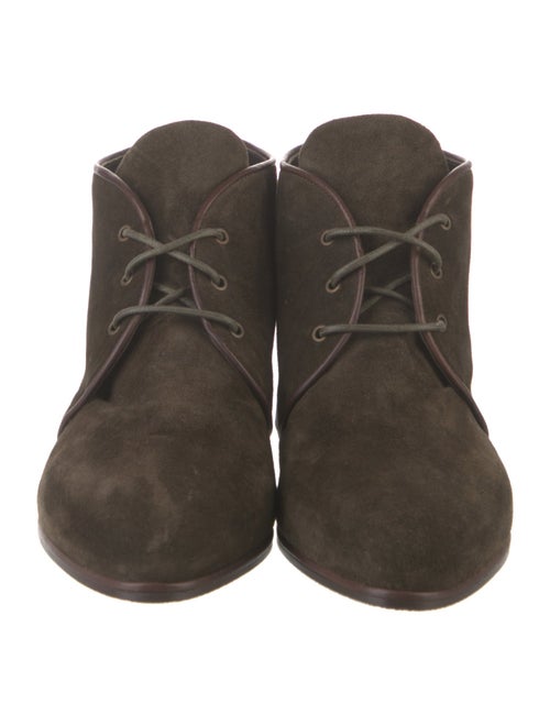 Stuart Weitzman Suede Lace-Up Boots