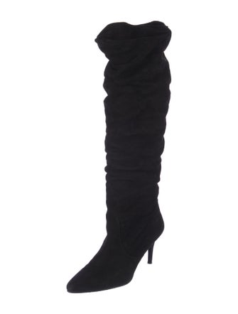 Stuart Weitzman Suede Slouch Boots