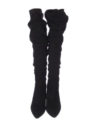Stuart Weitzman Suede Slouch Boots