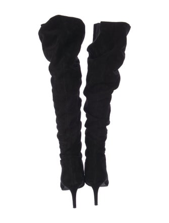 Stuart Weitzman Suede Slouch Boots