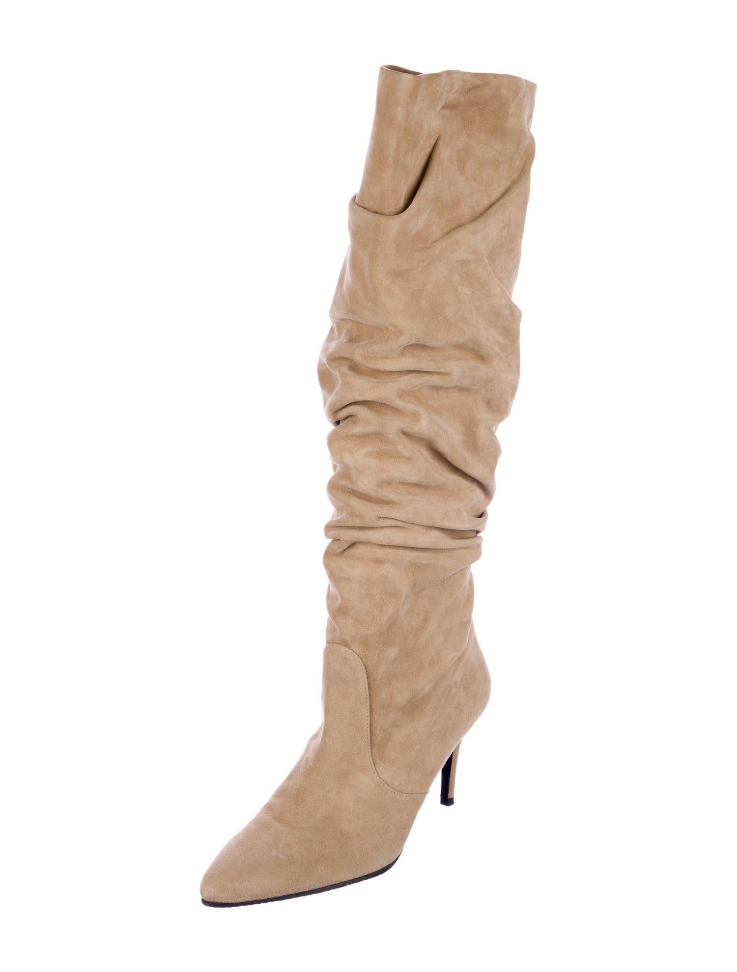 Stuart Weitzman Suede Slouch Boots