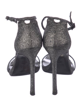 Stuart Weitzman Glitter Glitter Accents Sandals