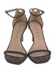 Stuart Weitzman Glitter Glitter Accents Sandals