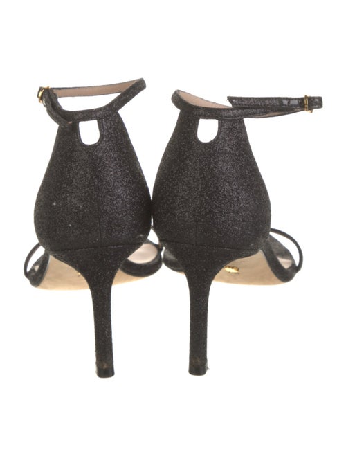 Stuart Weitzman Glitter Glitter Accents Sandals