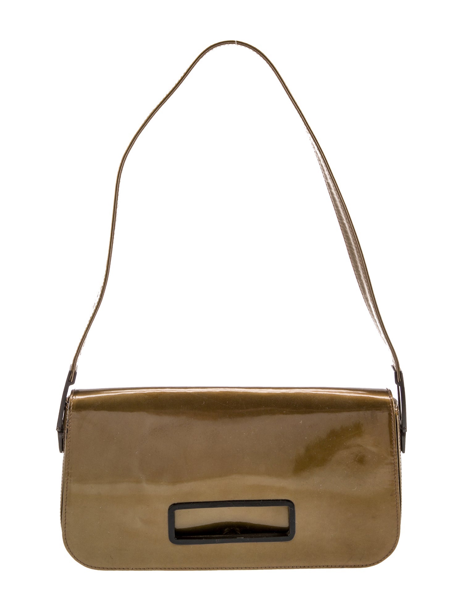 Stuart Weitzman Patent Leather Shoulder Bag