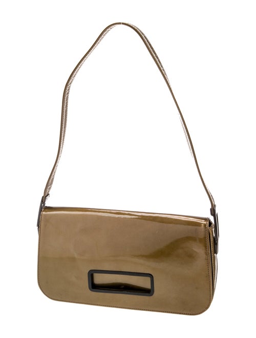 Stuart Weitzman Patent Leather Shoulder Bag