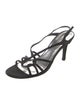 Stuart Weitzman Satin Slingback Sandals