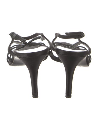 Stuart Weitzman Satin Slingback Sandals