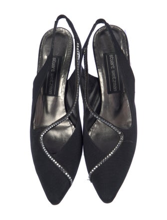 Stuart Weitzman Suede Slingback Pumps