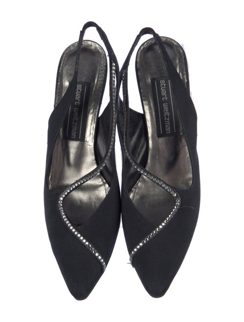 Stuart Weitzman Suede Slingback Pumps