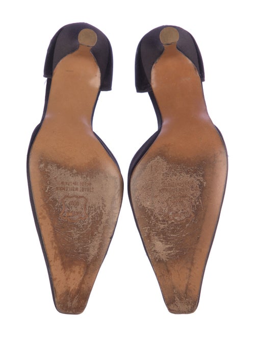 Stuart Weitzman Crystal Embellishments T-Strap Pumps