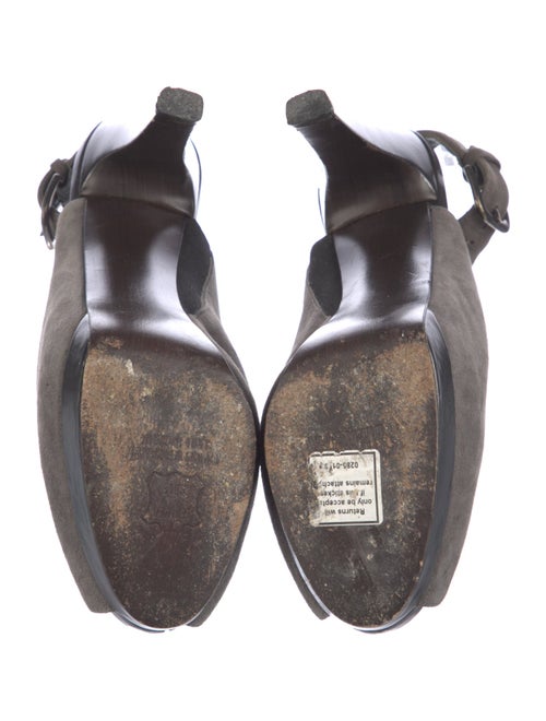 Stuart Weitzman Suede Slingback Pumps