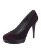 Stuart Weitzman Velvet Pumps