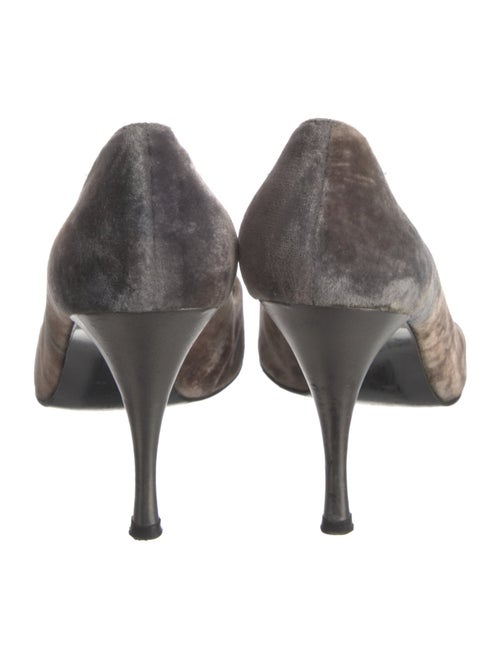 Stuart Weitzman Velvet Crystal Embellishments Pumps