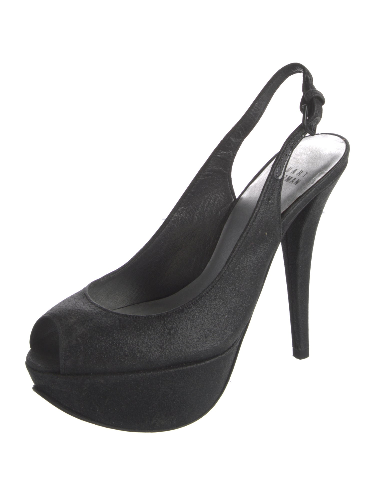 Stuart Weitzman Patent Leather Slingback Pumps