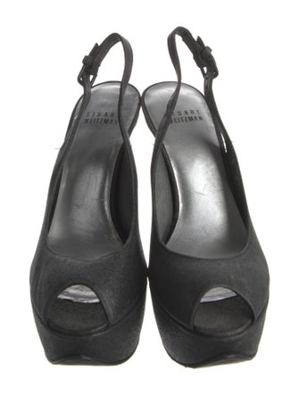 Stuart Weitzman Patent Leather Slingback Pumps