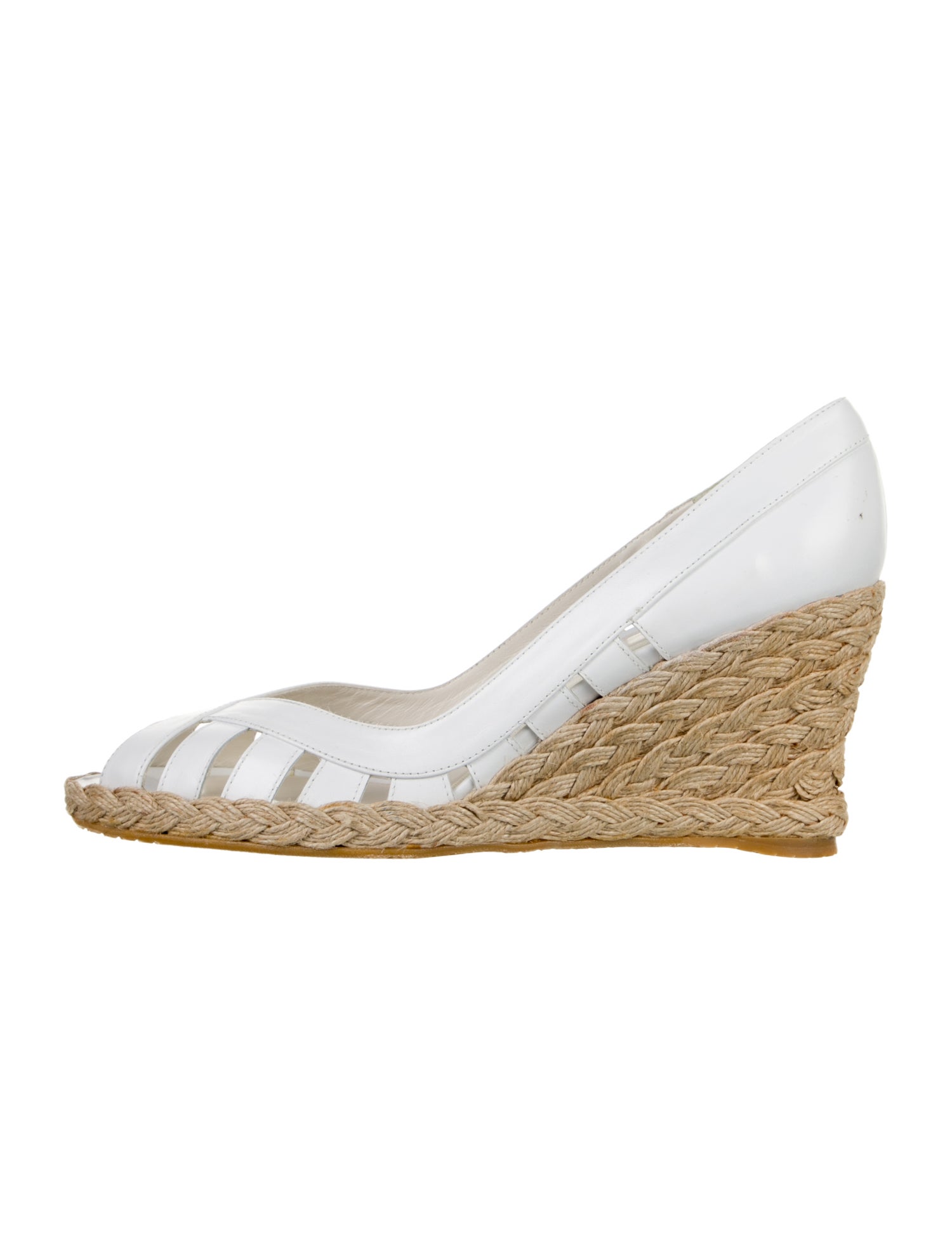 Stuart Weitzman Jute Cutout Accent Espadrilles