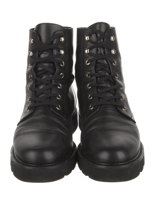 Stuart Weitzman Leather Combat Boots