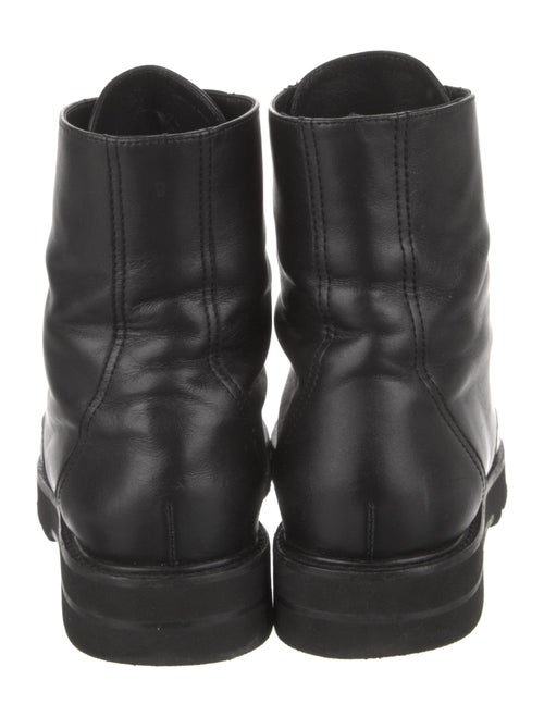 Stuart Weitzman Leather Combat Boots