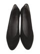 Stuart Weitzman Suede Leather Trim Embellishment Pumps