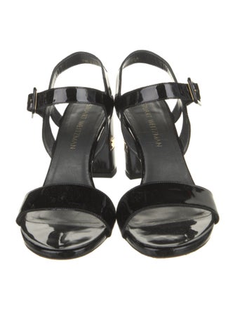 Stuart Weitzman Patent Leather Sandals