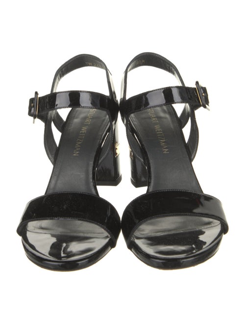 Stuart Weitzman Patent Leather Sandals