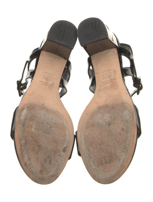 Stuart Weitzman Patent Leather Sandals