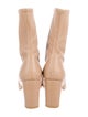 Stuart Weitzman Leather Sock Boots