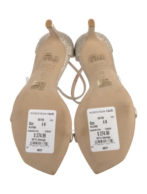 Stuart Weitzman Glitter Sandals