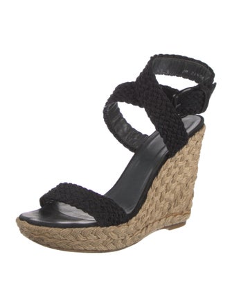 Stuart Weitzman Jute Braided Accents Espadrilles