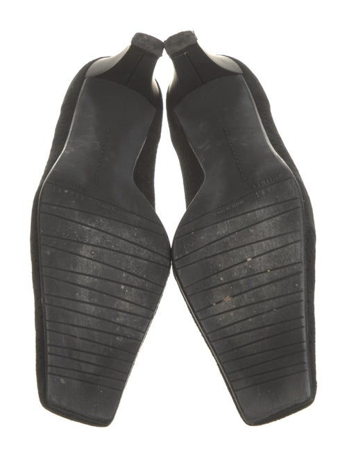 Stuart Weitzman Suede Lasercut Accents Pumps