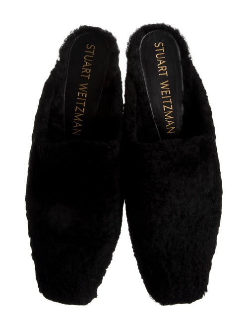 Stuart Weitzman Shearling Mules
