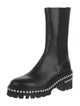 Stuart Weitzman Leather Studded Accents Chelsea Boots
