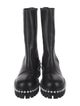 Stuart Weitzman Leather Studded Accents Chelsea Boots